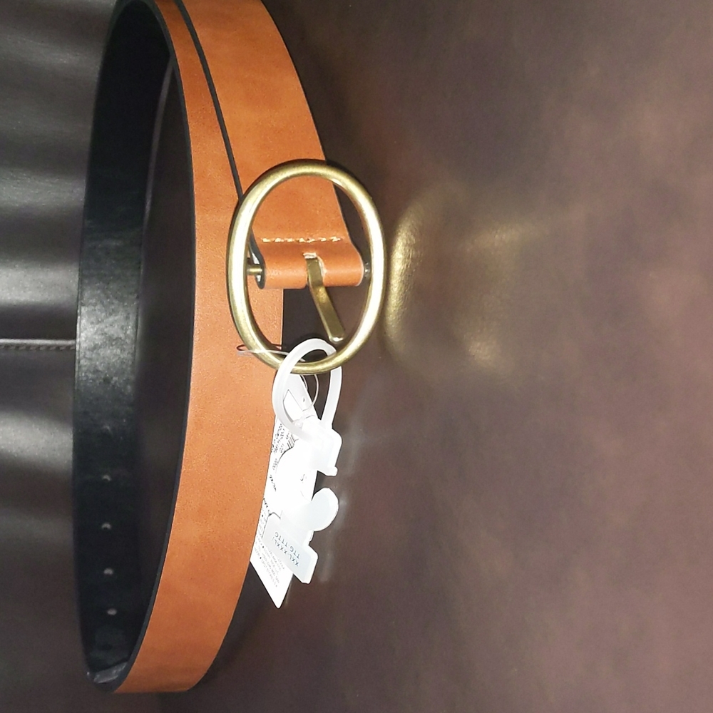 Old Navy Reversible Faux Leather Brown/Black Belt NWT